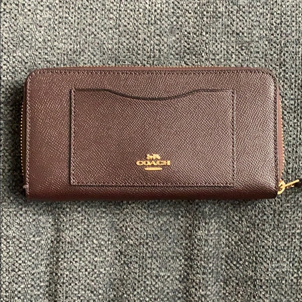 Wallet.  Chocolate brown